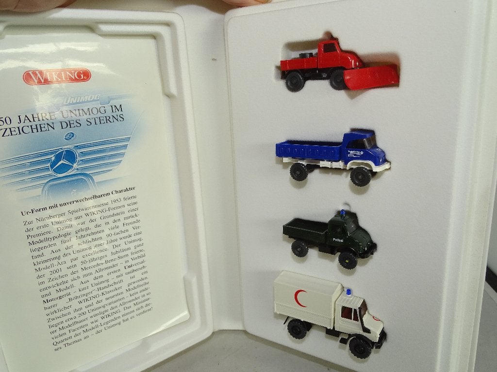 1/87 Wiking Unimog set, Ophalen of Verzenden, Nieuw, Bus of Vrachtwagen, Wiking