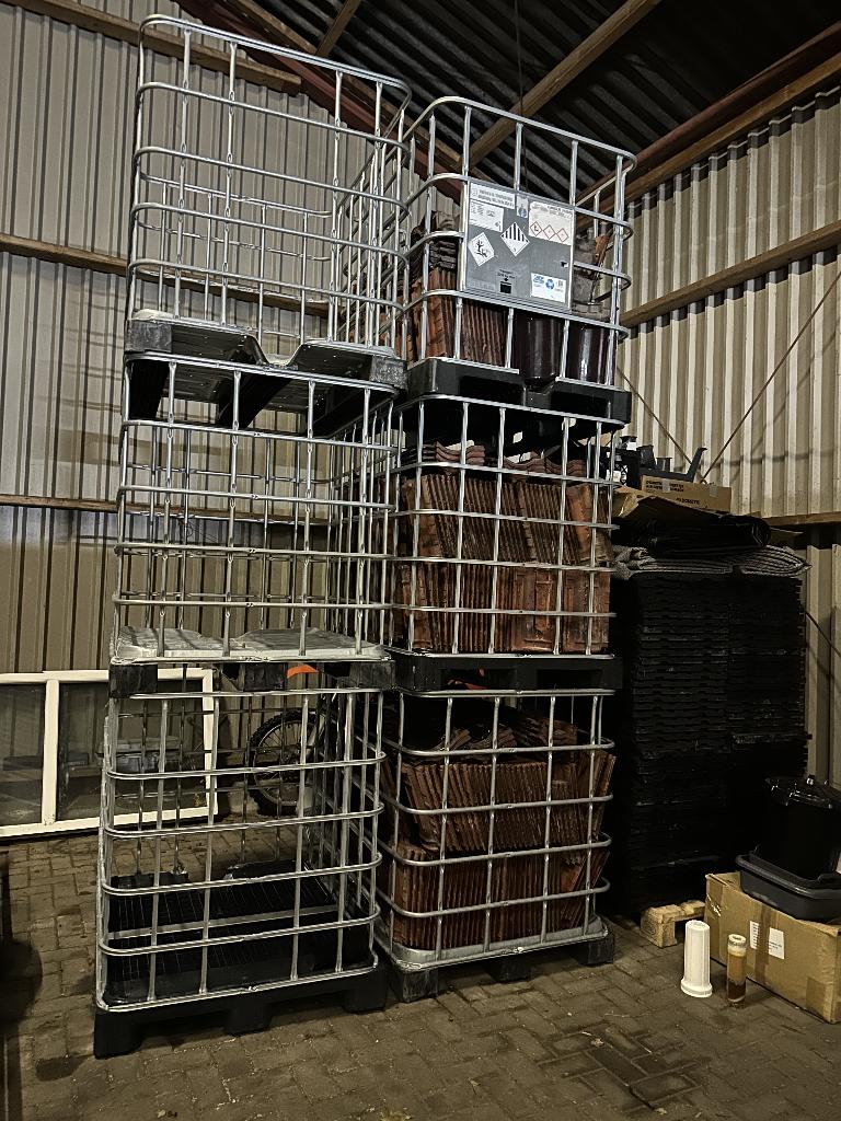 Koramic VHV narvik wijnrood verglaasd dakpan (oud model), Ophalen, Gebruikt, Steen of Klei, 15 m² of meer