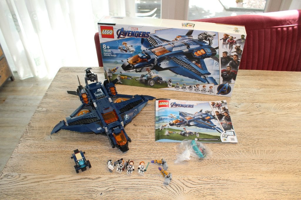 Lego Avengers Marvel Ultimate Quinjet nr 76126, Marvel, Lego, Ophalen of Verzenden, Zo goed als nieuw