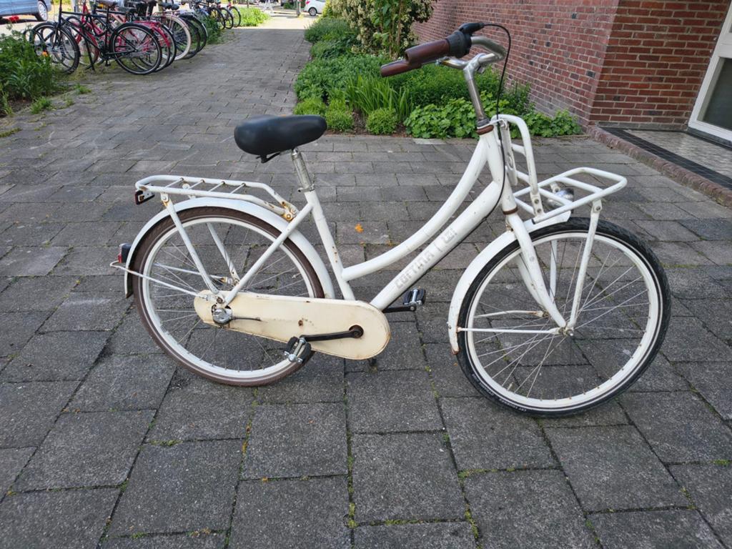 Cortina Transportfiets 26 inch met 3 versnellingen, Overige merken, Terugtraprem, Gebruikt, Versnellingen