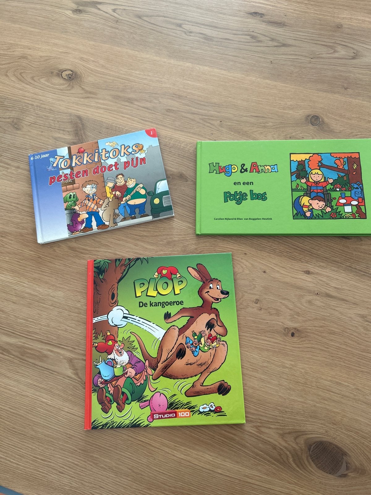 3 leuke kinderboeken: Tokkitoks, Hugo & Anna, Plop, Ophalen of Verzenden, Zo goed als nieuw, Fictie