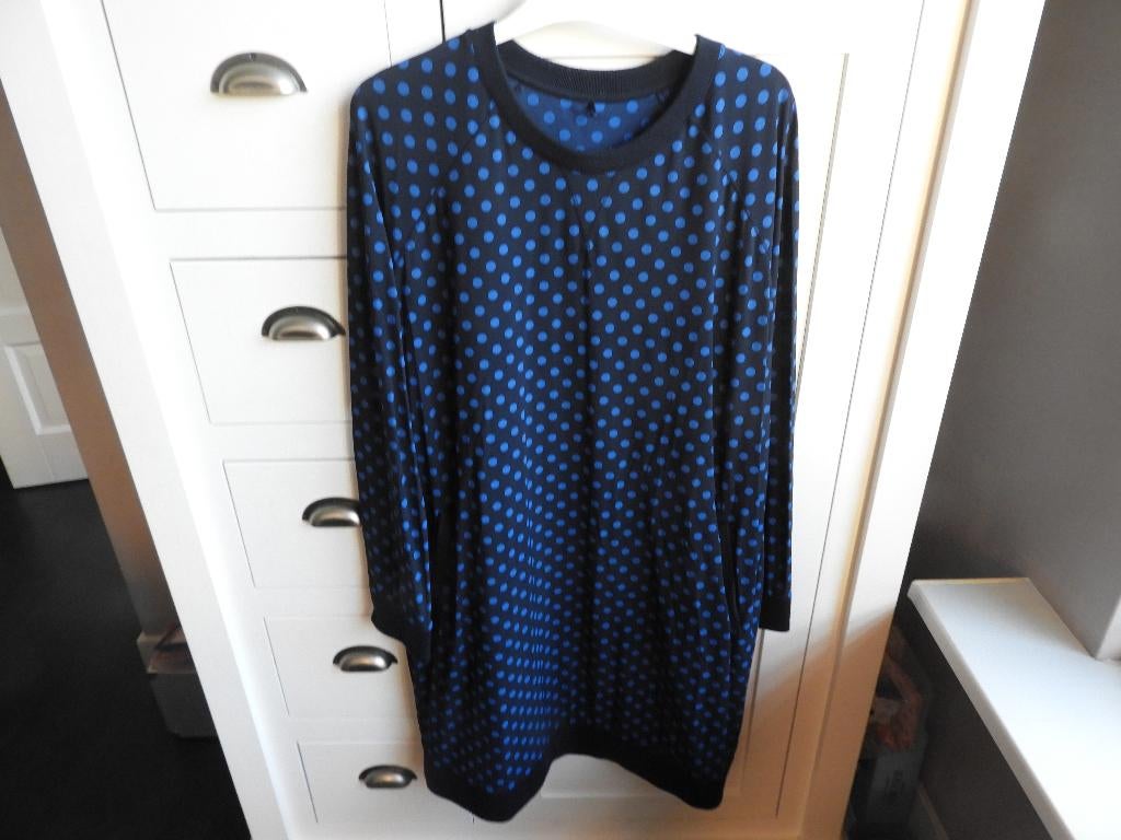 Dames jurk. Merk Plus Basics, Kleding | Dames, Grote Maten, Plus Basics, Blauw, Jurk, Ophalen of Verzenden