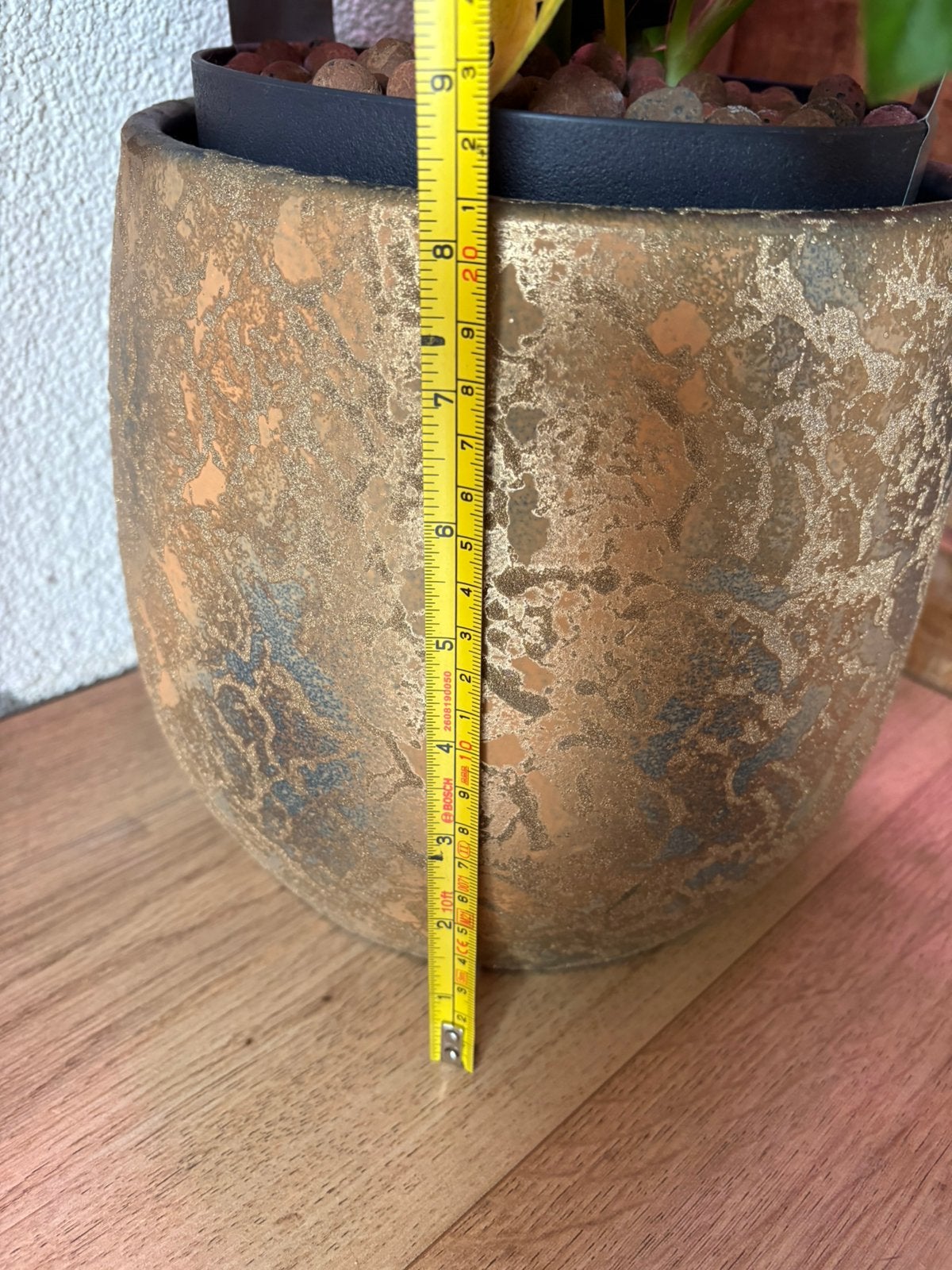 Bloempot Mica Decorations, Rond, Binnen, Zo goed als nieuw, Minder dan 40 cm