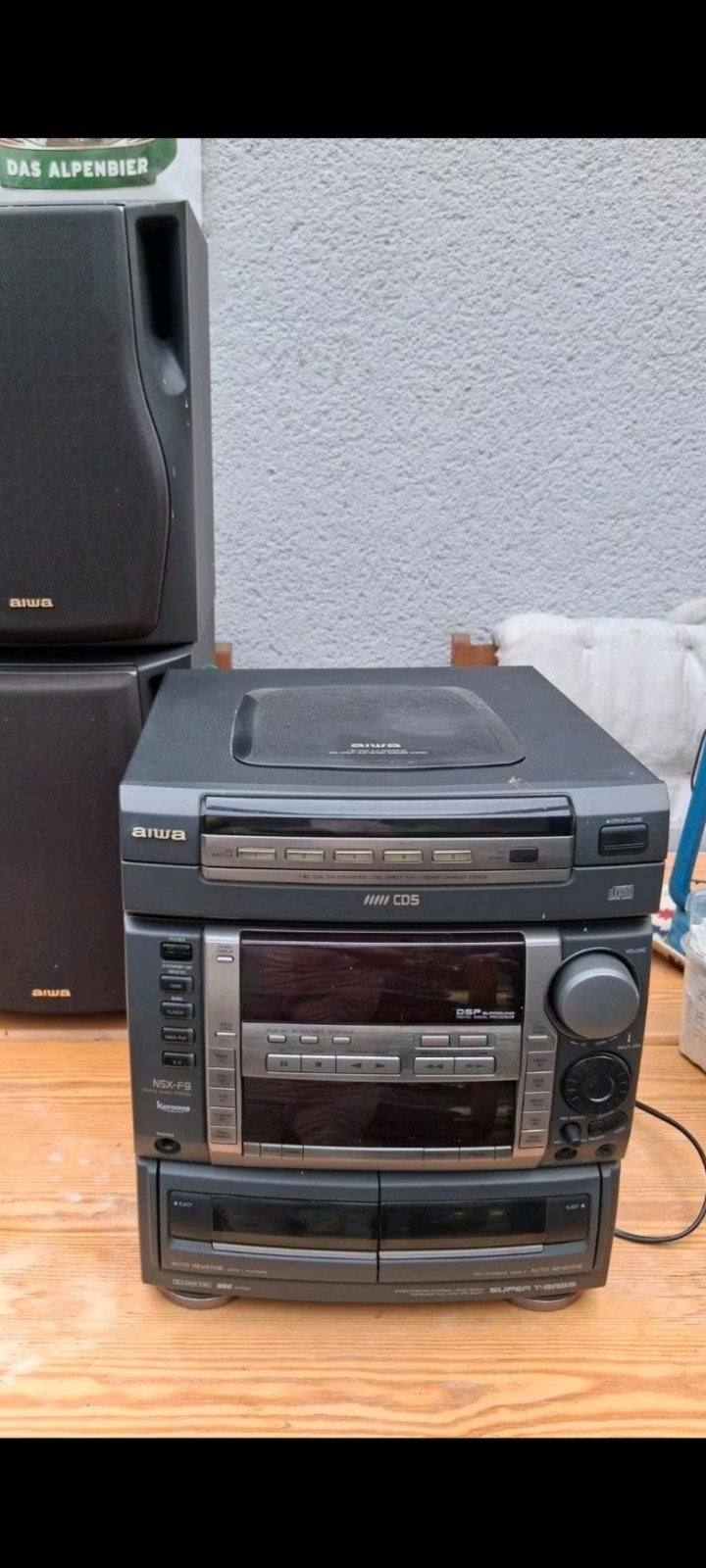 Ik ga een muziekinstallatie kopen.