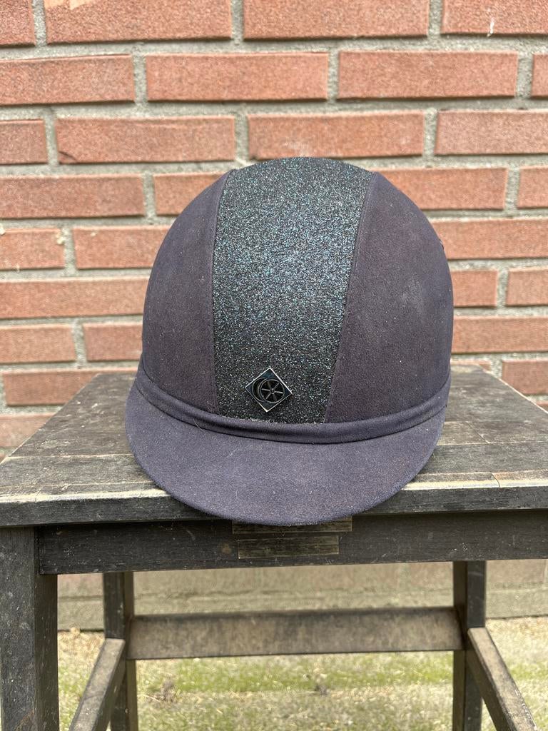 Charles Owen cap, Dieren en Toebehoren, Paardrijkleding, Zo goed als nieuw, Dressuur, Ophalen of Verzenden