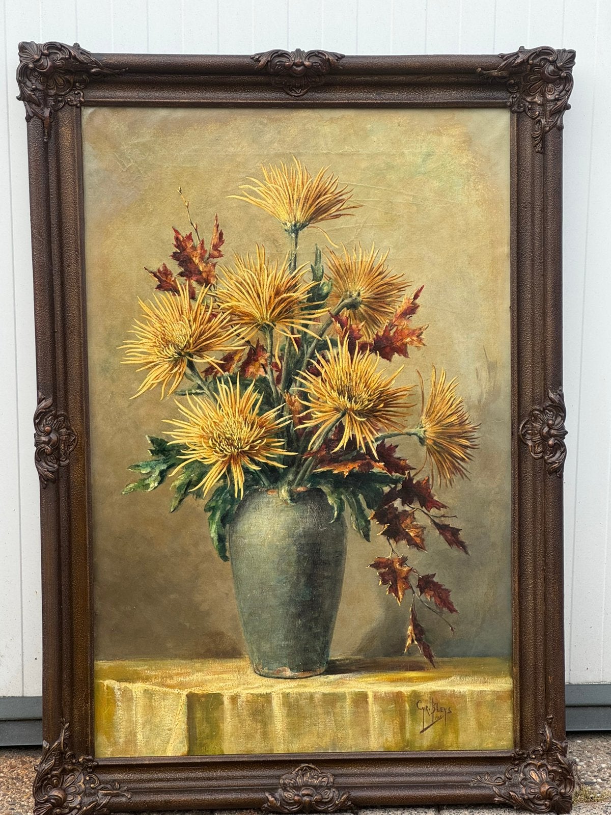 Bloemen stilleven van Cyriacus Bleys, Ophalen of Verzenden