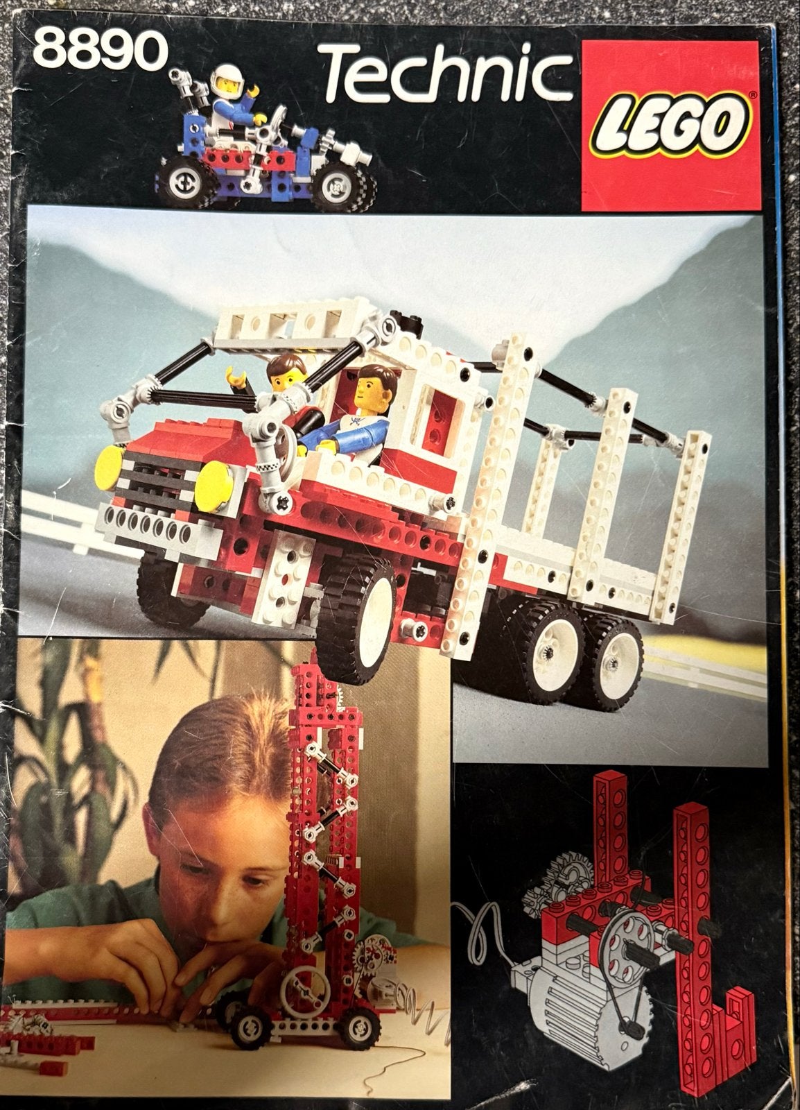 LEGO Technic 8890 Vintage Ideeënboek, Ophalen of Verzenden, Gebruikt, Overige merken
