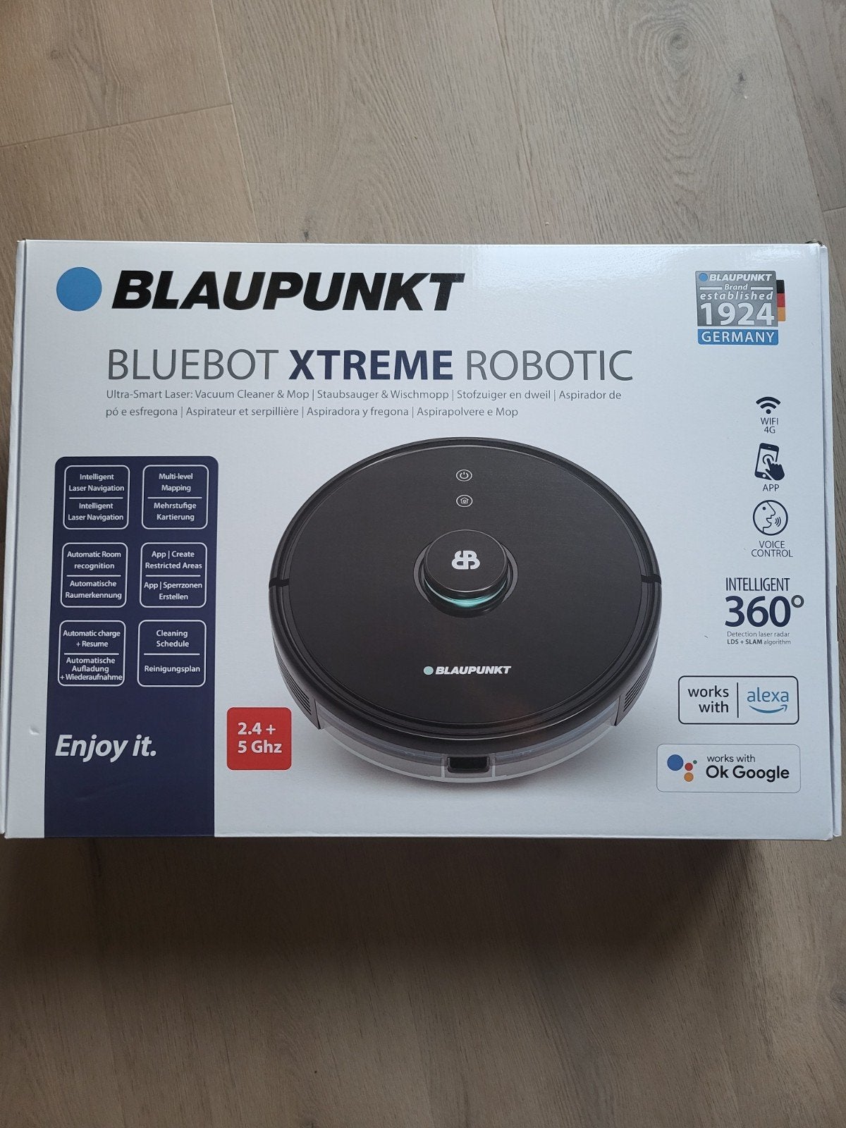 BlaupunktBluebot Xtreme Robotic Stofzuiger FABRIEKSGARANTIE, Witgoed en Apparatuur, Stofzuigers, Ophalen, Overige merken, Nieuw