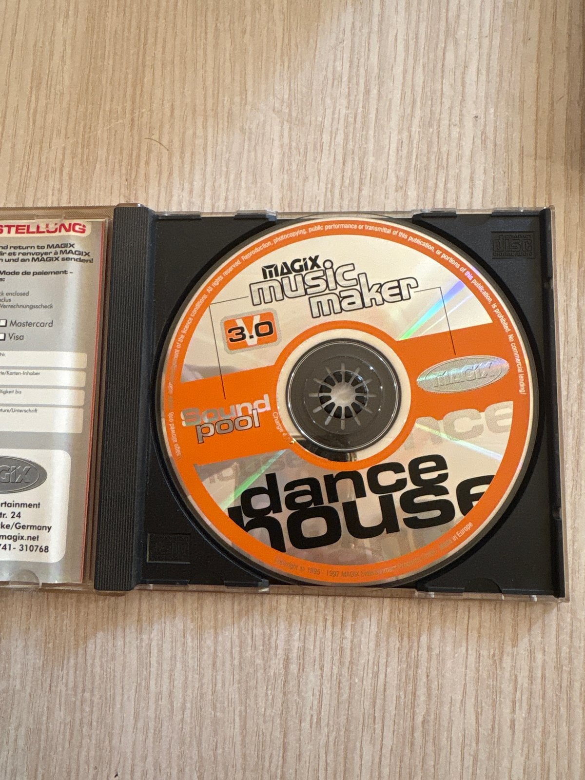 MAGIX Music Maker 3.0 Dance & House CD-ROM, Ophalen of Verzenden, Gebruikt, Dance, Overige typen