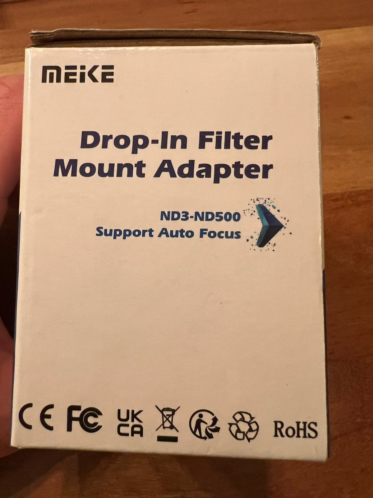 Meike Drop-In Filter Mount Adapter ND3-ND500 Autofocus, Overige merken, Nieuw, Draaibaar, ND-filter