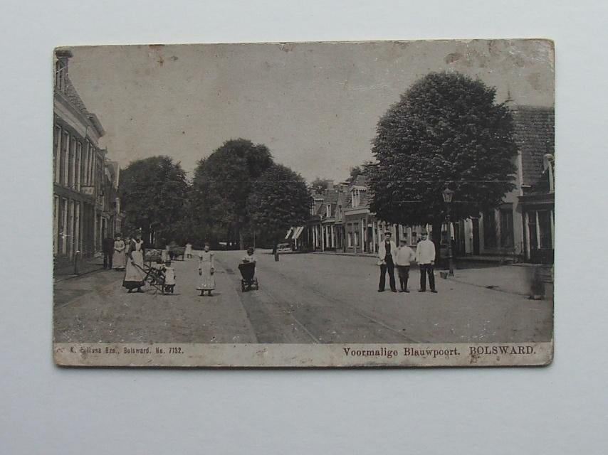 oude Ansicht Bolsward, Ophalen of Verzenden, Voor 1920, Gelopen, Friesland