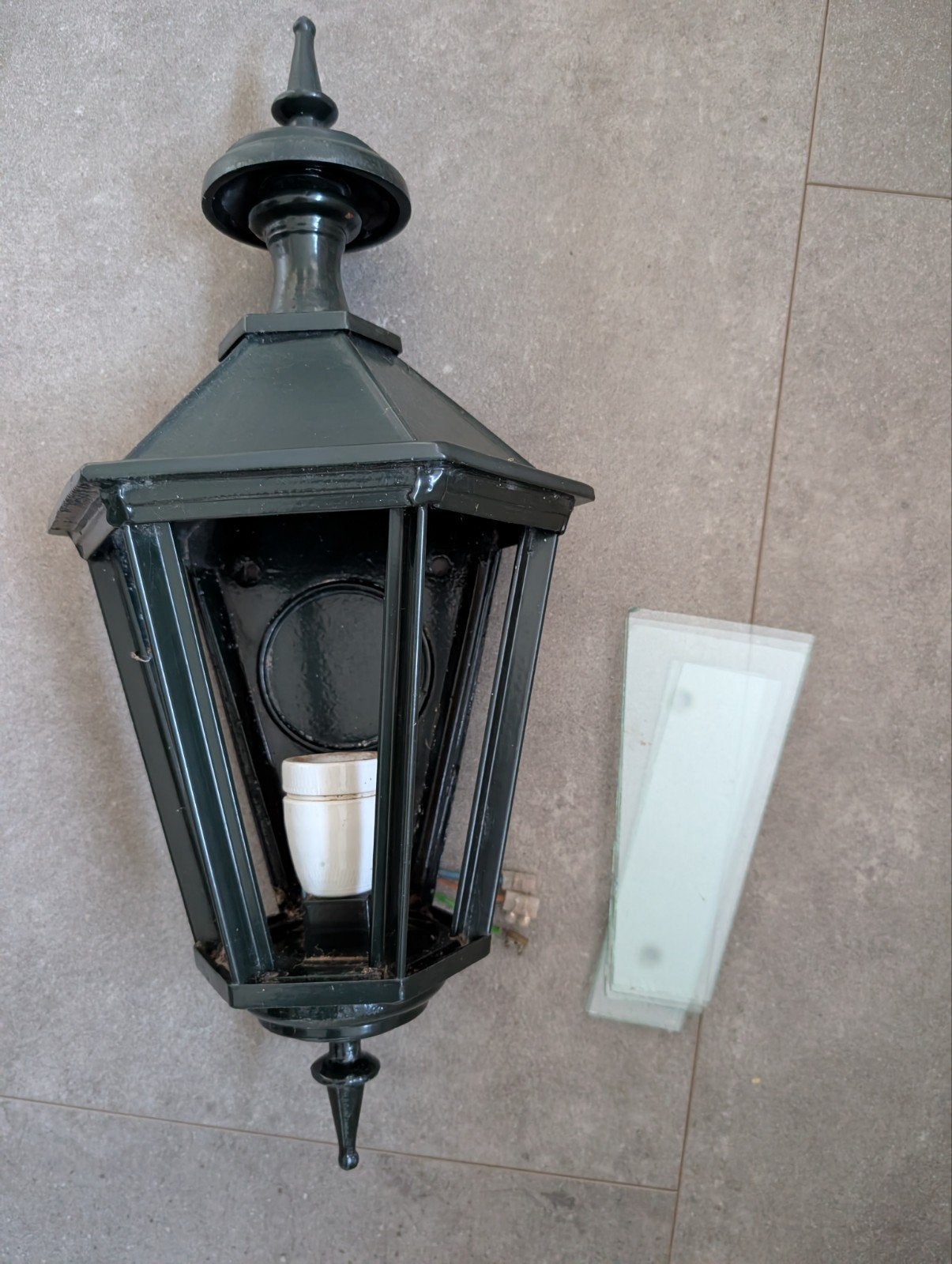 buitenlamp muurlamp, Ophalen, Gebruikt, Wandlamp, Netvoeding