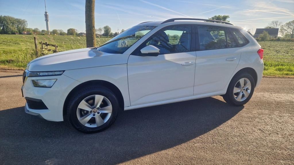 Skoda Kamiq 1.0 TSI Ambition automaat dealer onderh., Gebruikt, Euro 6, Wit, Origineel Nederlands