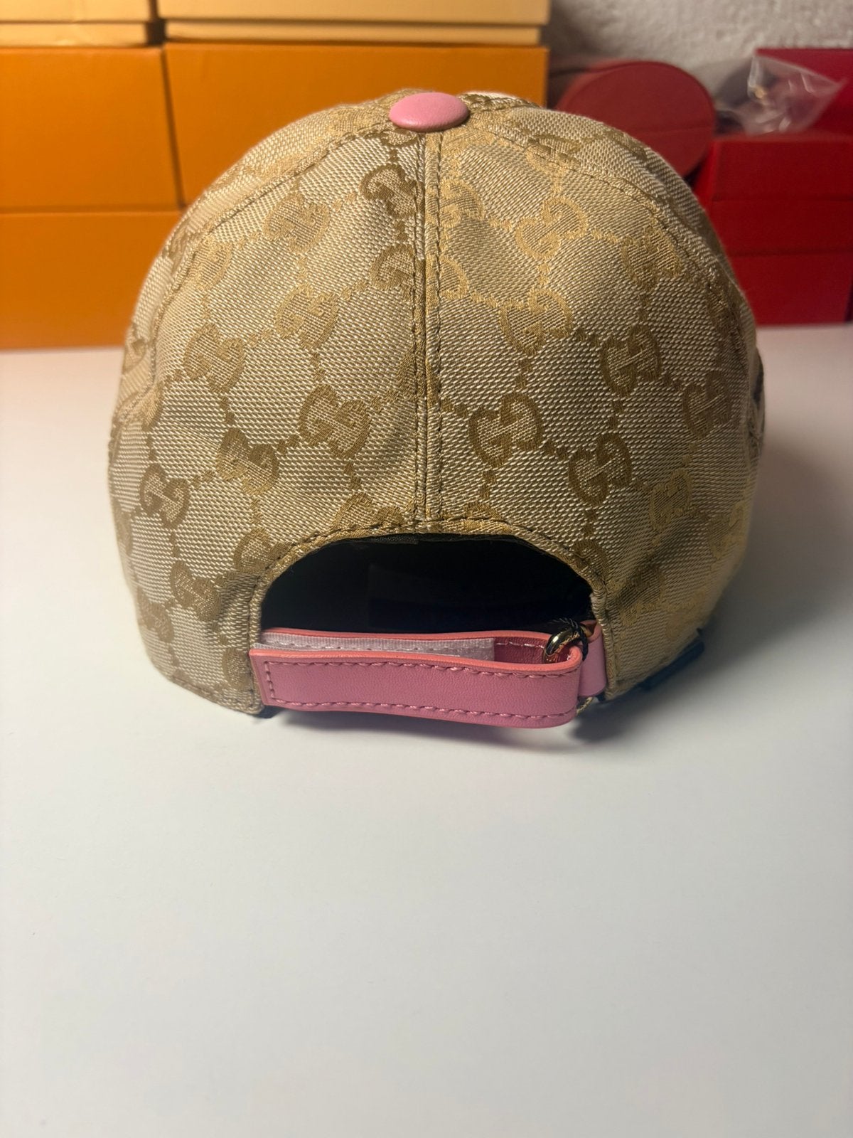 Gucci Pet/Cap Limited Edition Roze, Verzenden, Nieuw, 57 cm (M, 7⅛ inch) of minder, Pet
