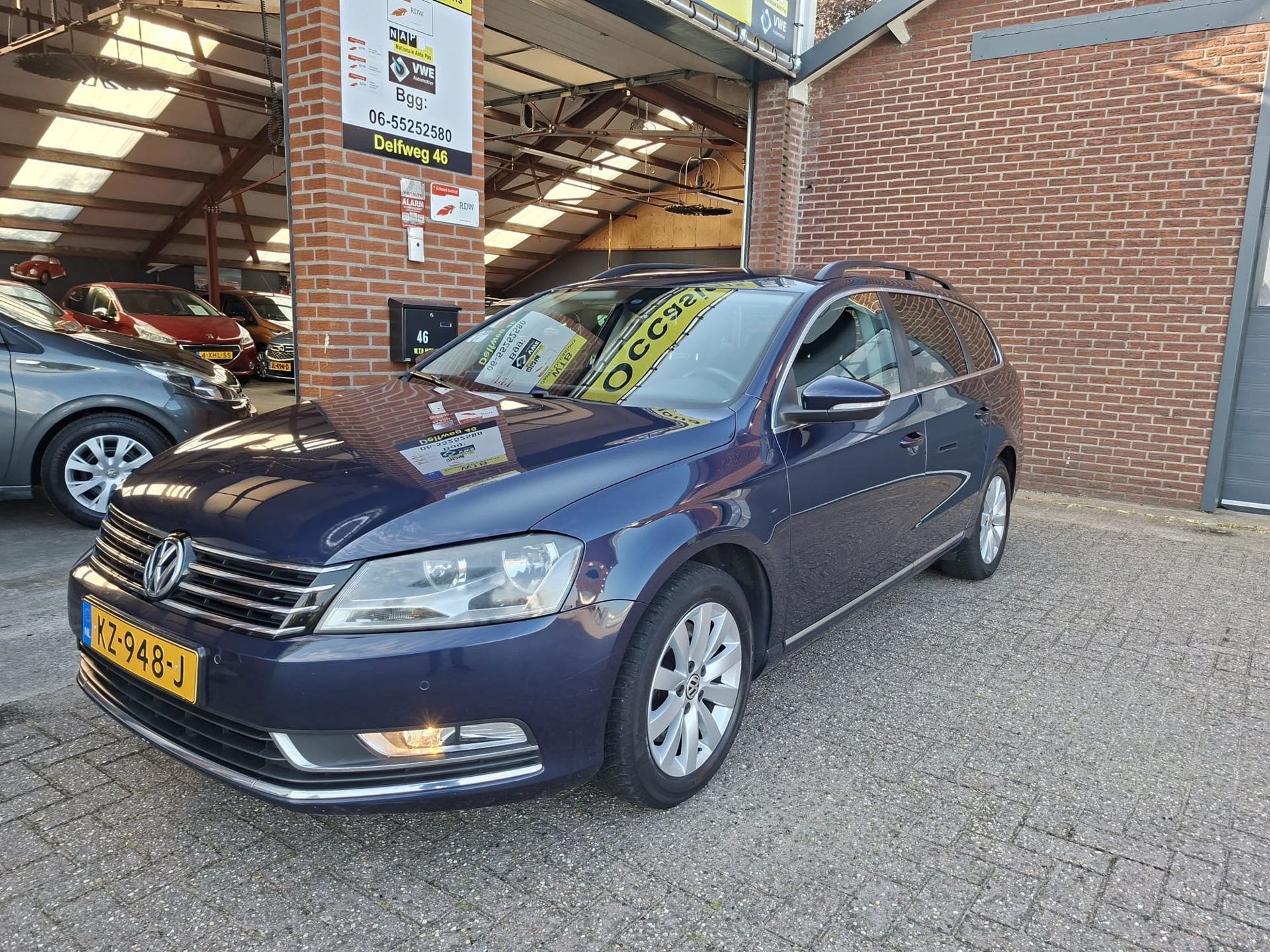 Volkswagen Passat Variant 1.4 TSI Highline BlueMotion, Trekh, Voorwielaandrijving, Stof, Gebruikt, Zwart