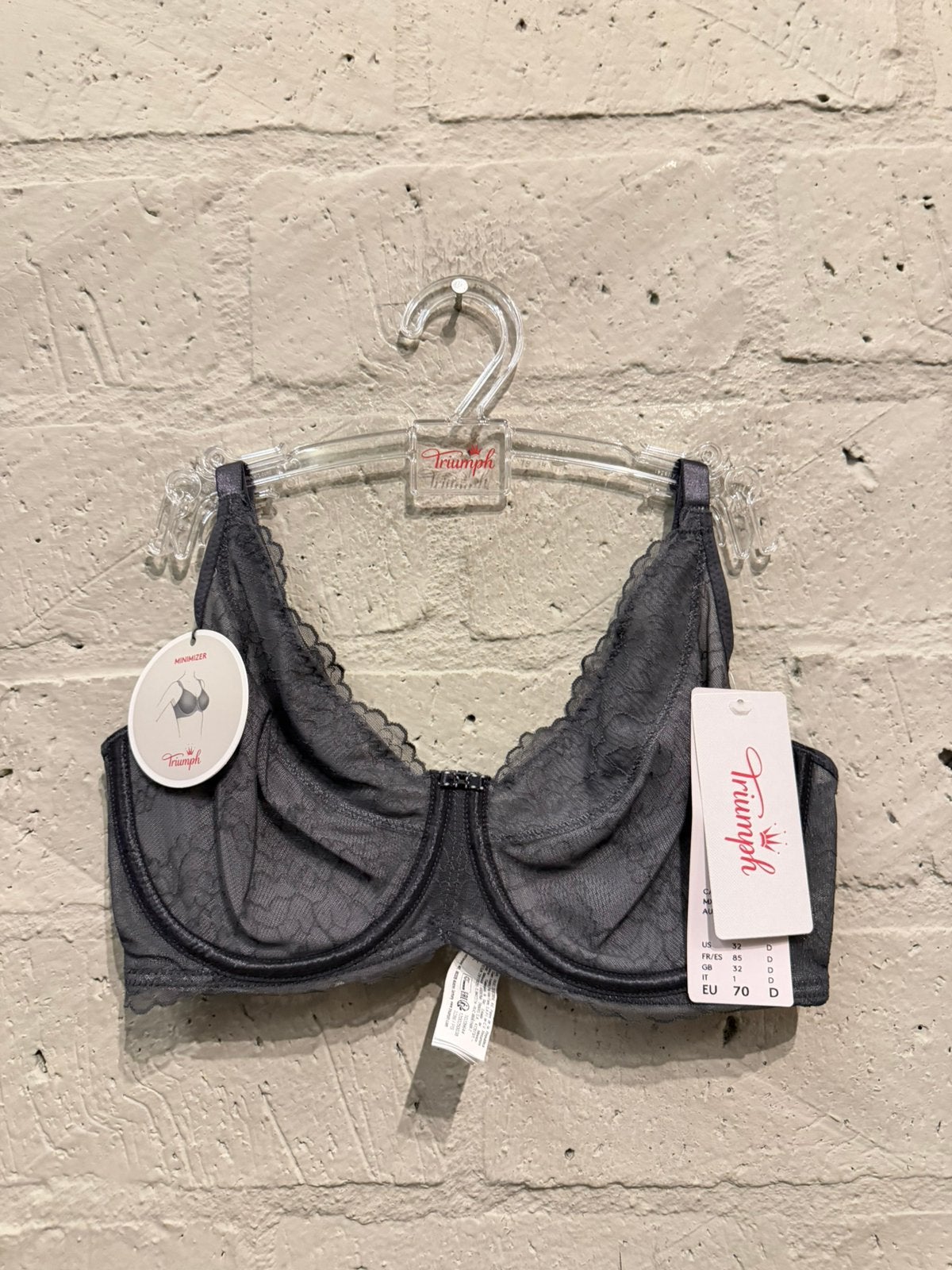 Triumph bh 70D NIEUW!! Nu €20, Ophalen of Verzenden, Grijs, BH