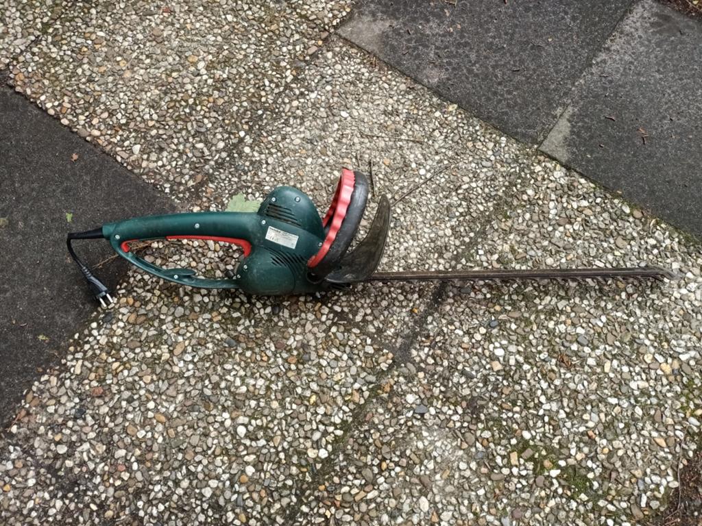 Elektrische heggenschaar Metabo, Ophalen, Gebruikt, Elektrisch, Metabo