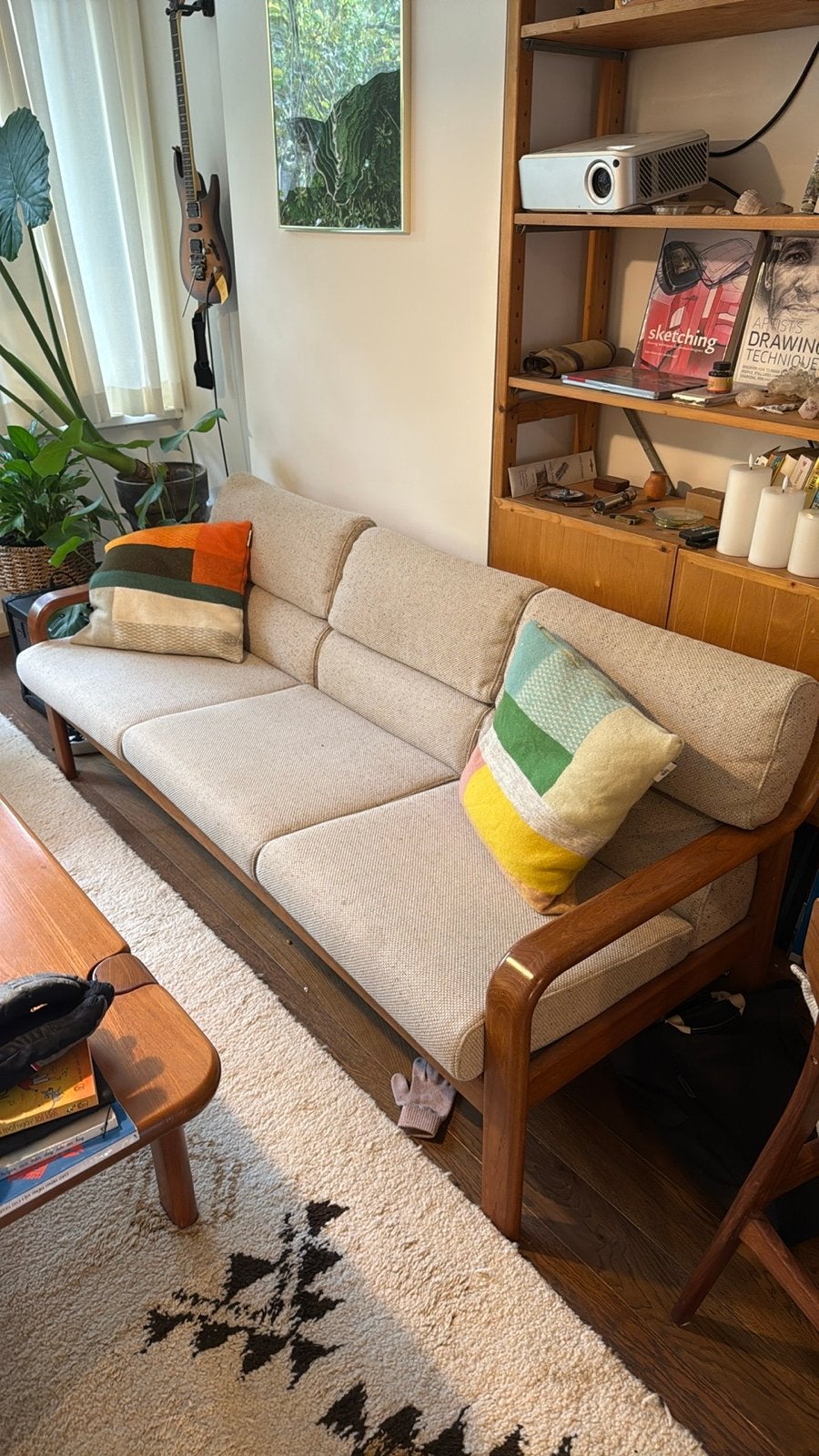 Olsen & Søn Stella L3 Teak Driepersoonsbank - Vintage Design, Gebruikt, 150 tot 200 cm, Driepersoons, 75 tot 100 cm