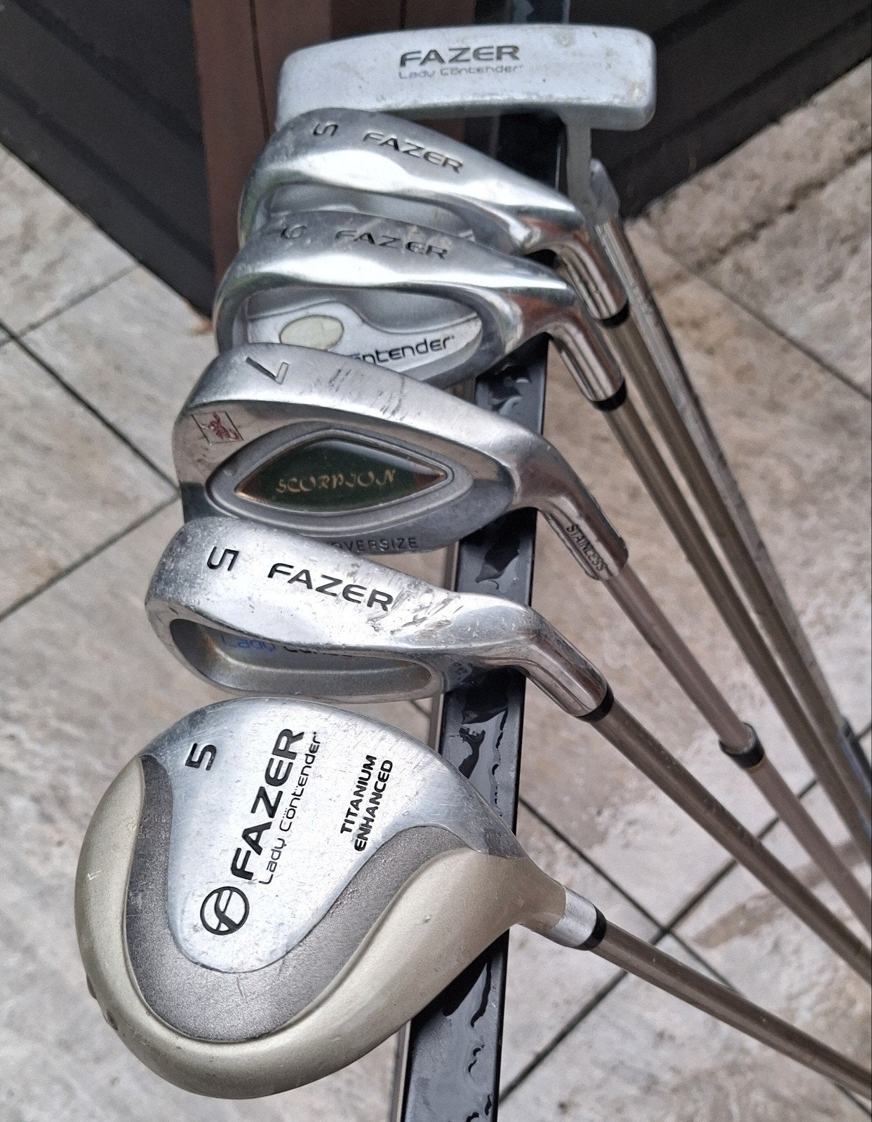 dames golfsetje Fazer, Sport en Fitness, Ophalen of Verzenden, Zo goed als nieuw, Set