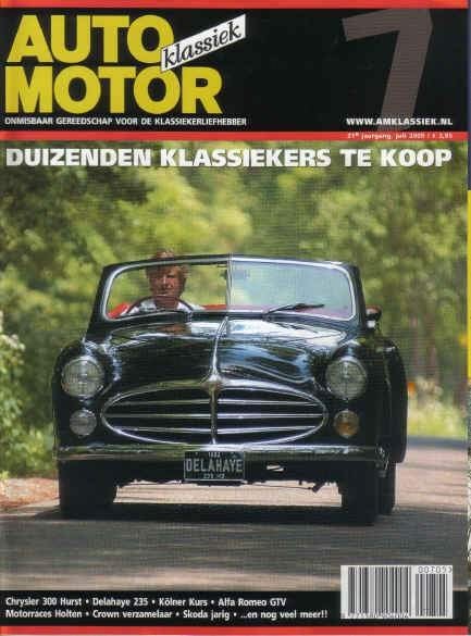 AMK 7 2005 : Alfa Romeo GTV6 - Toyota Crown - Delahaye, Ophalen of Verzenden, Gelezen, Algemeen