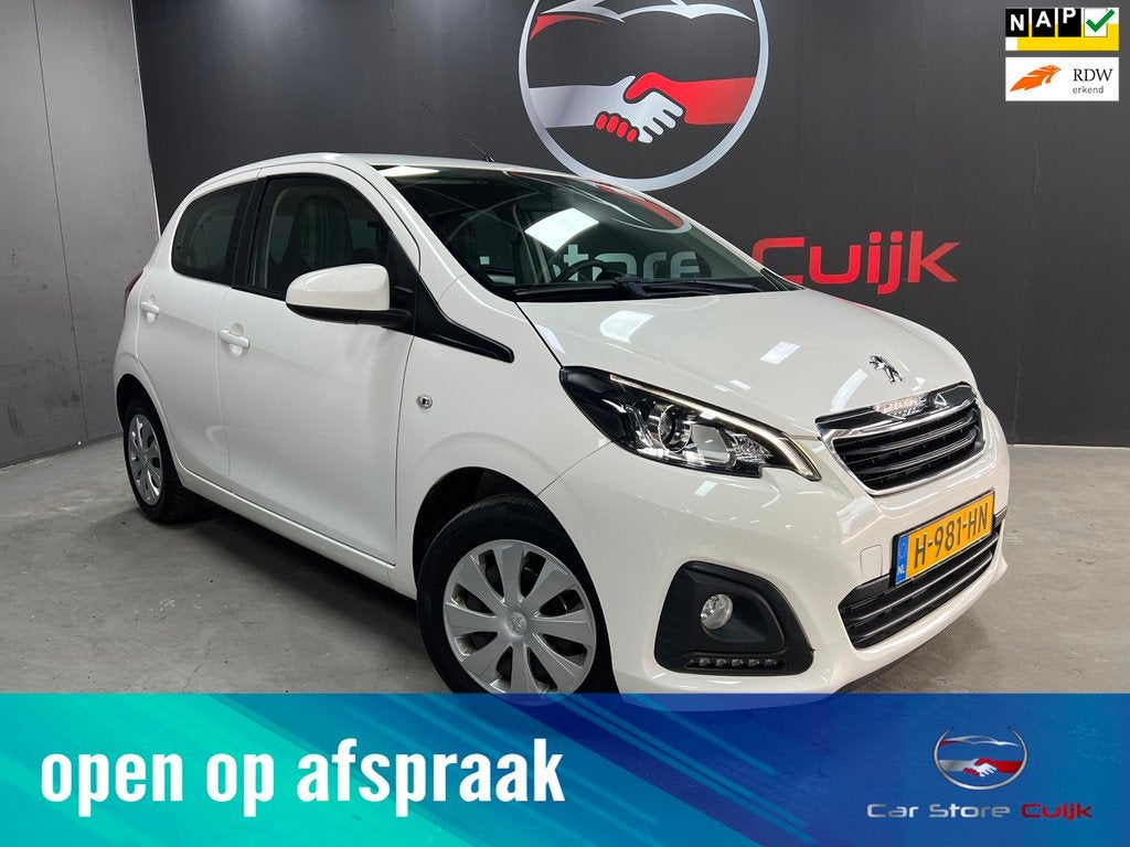 Peugeot 108 1.0 e-VTi Active | Airco | 1ste eigenaar, Auto's, Peugeot, Voorwielaandrijving, Stof, Gebruikt, Euro 6