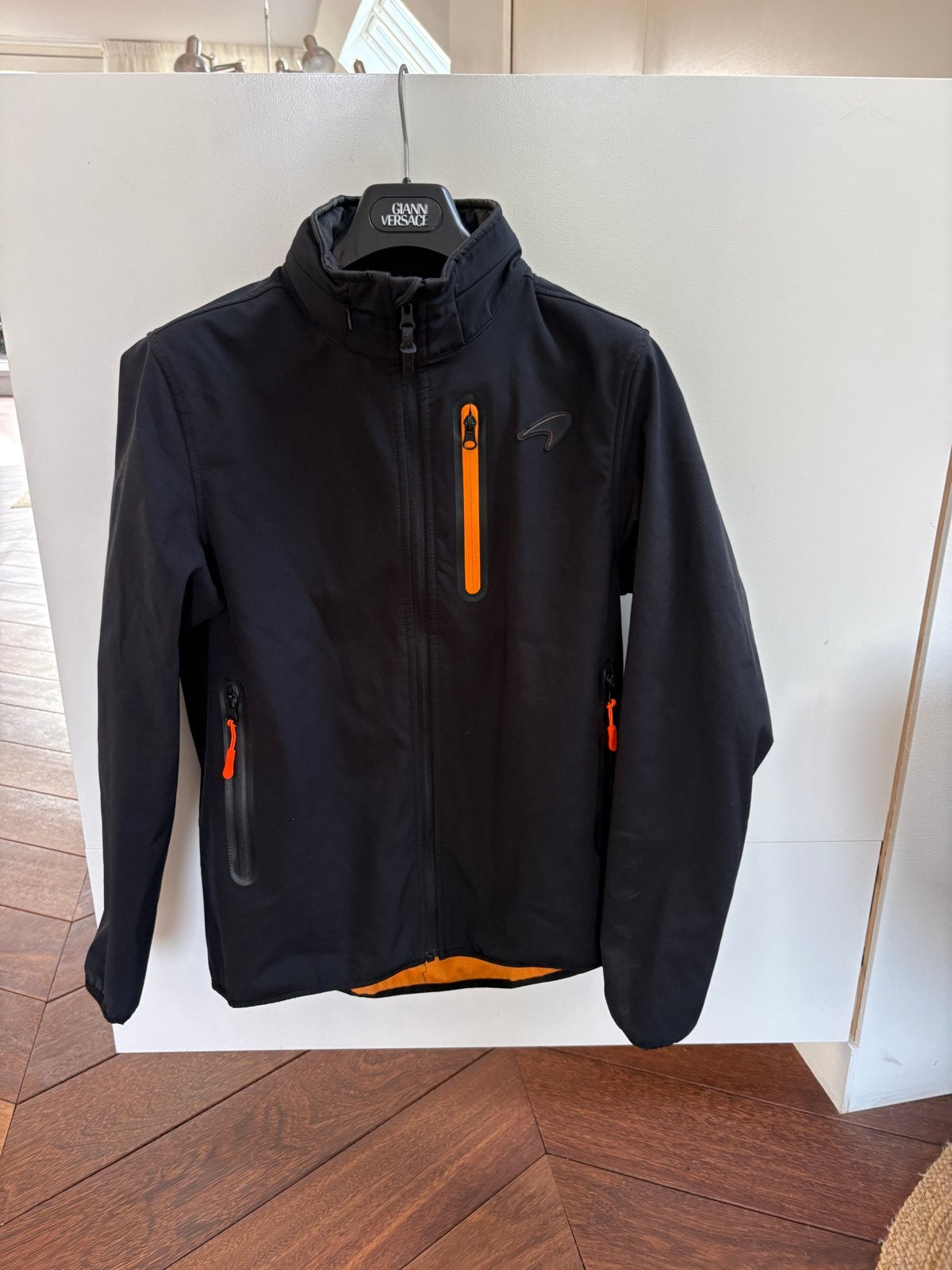 McLaren Softshell Jas Zwart Maat S, Ophalen, Maat 46 (S) of kleiner, Zwart