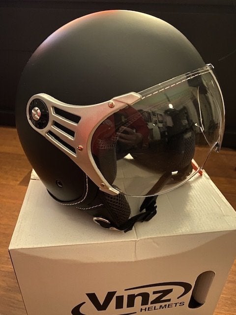 Scooter helm, Ophalen of Verzenden, Zo goed als nieuw, Large, Vinz