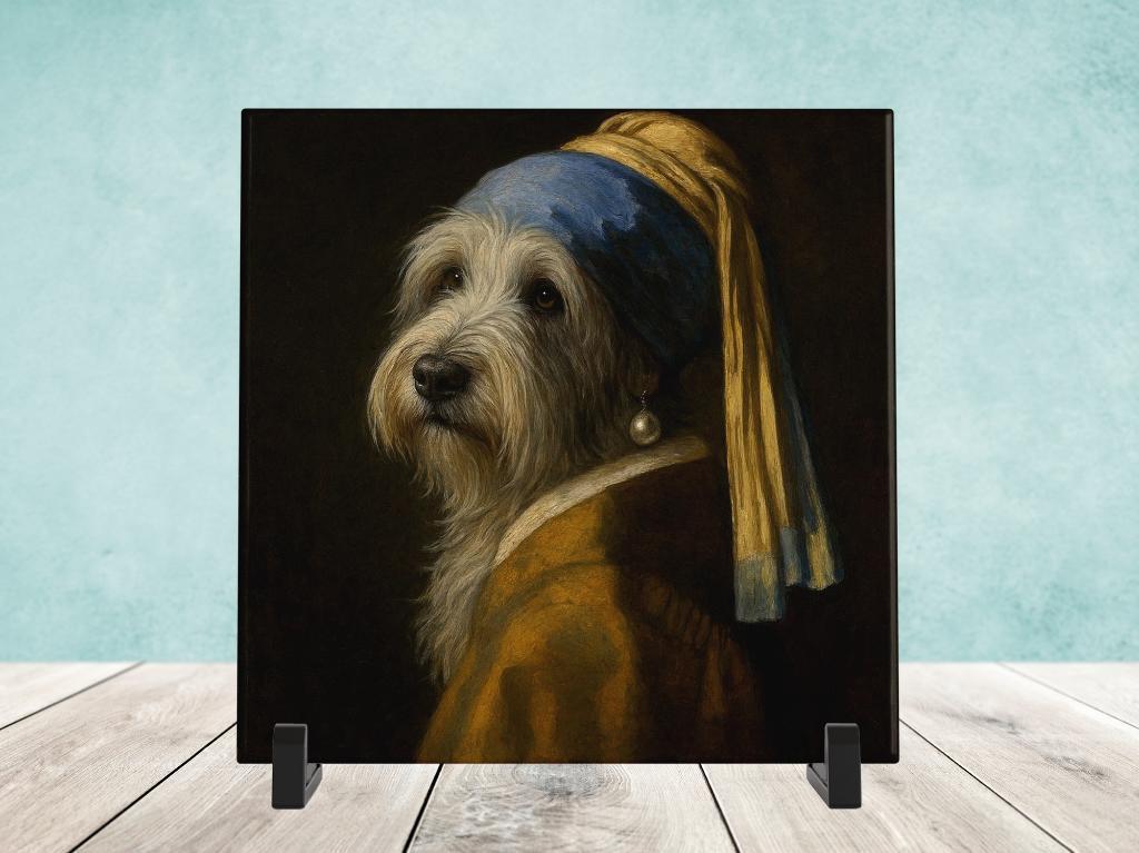 Het Meisje met de Parel - Bearded Collie, Verzenden, Nieuw