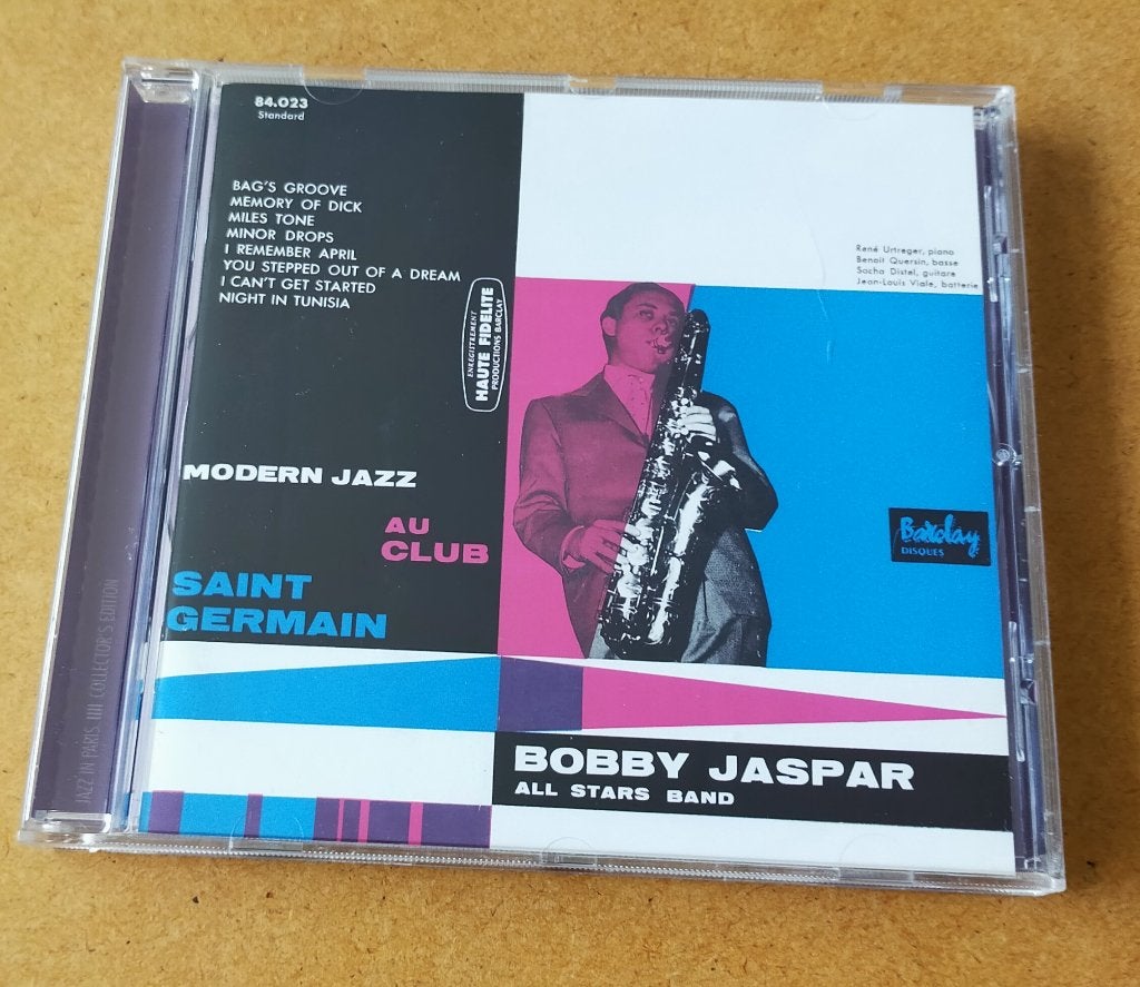 Bobby Jaspar - Modern Jazz Au Club Saint Germain CD 1955