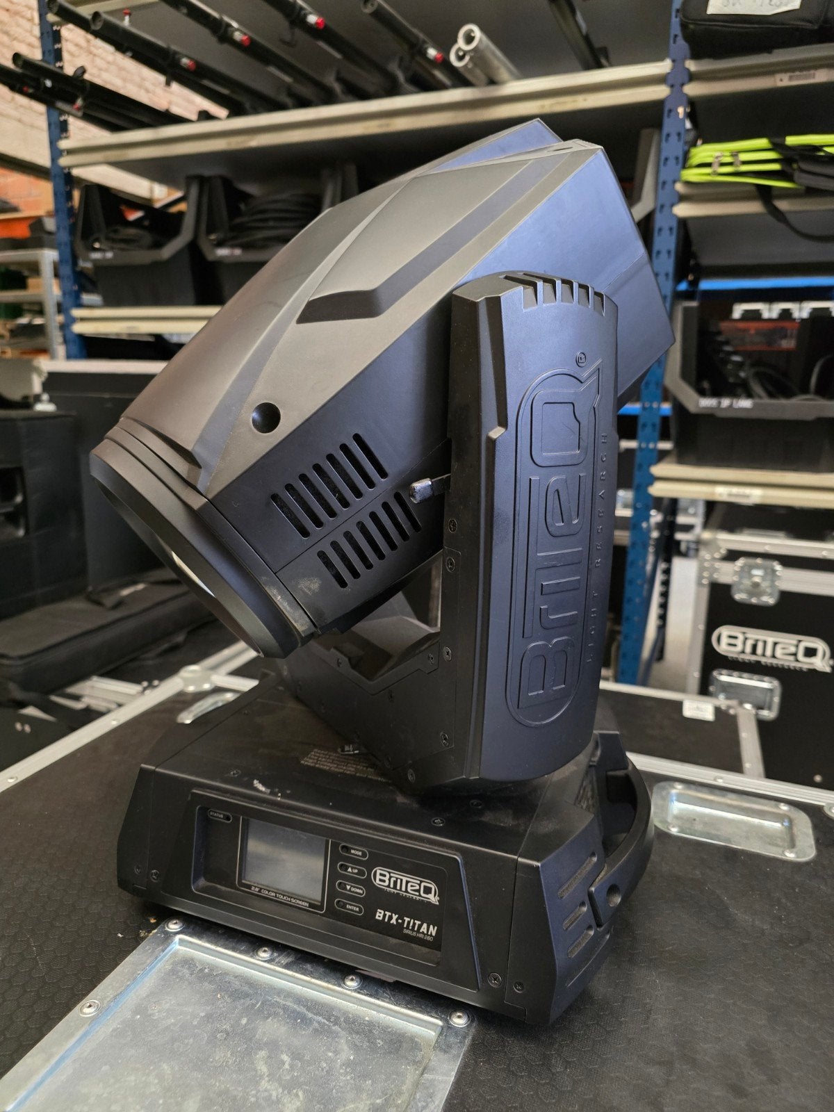 Briteq Titan btx moving head inclusief cases (4stuks), Muziek en Instrumenten, Ophalen, Gebruikt, Licht