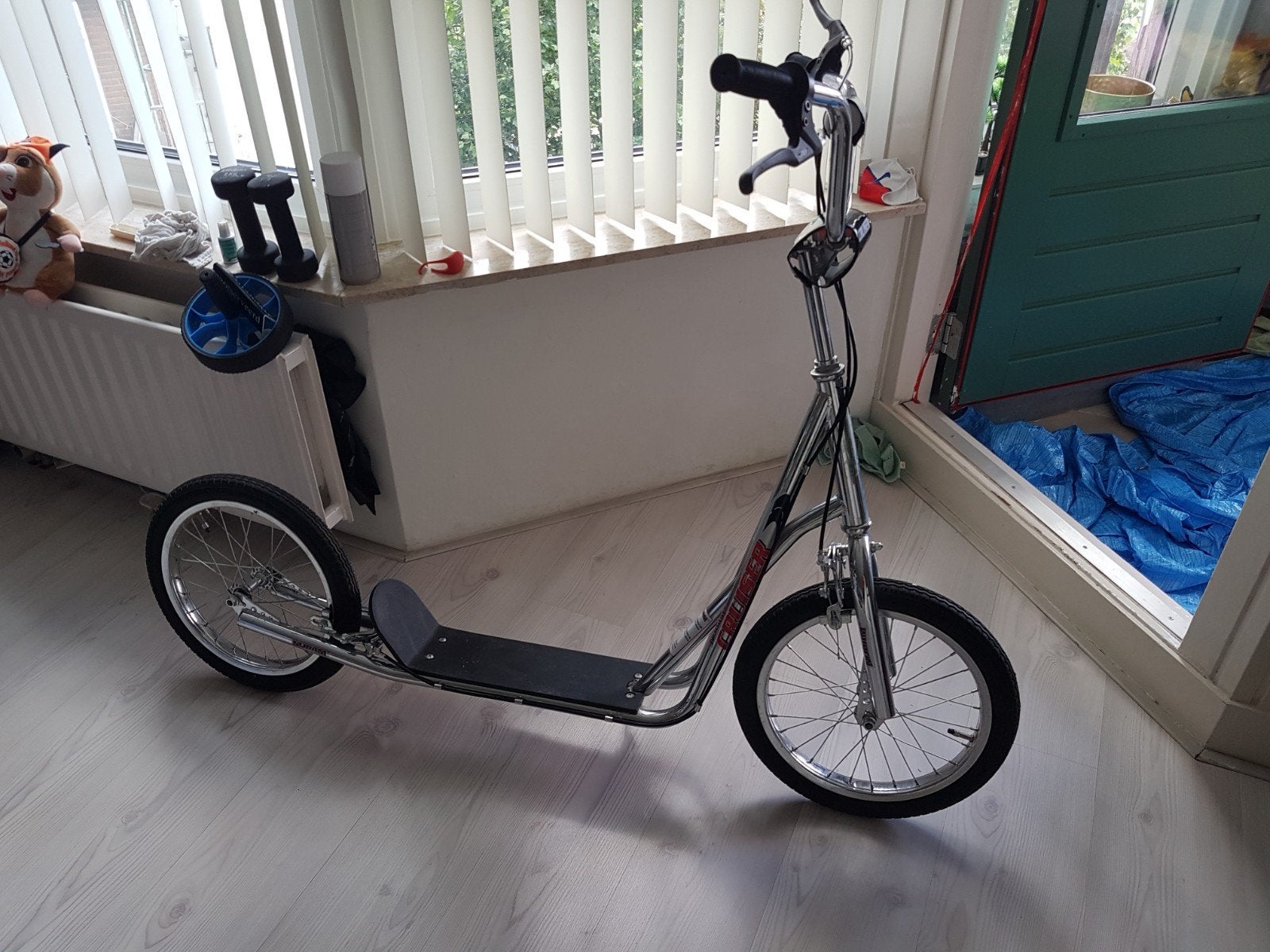 Nijdam volwassenen step heel goed, Fietsen en Brommers, Steps, Ophalen, Zo goed als nieuw, Gewone step