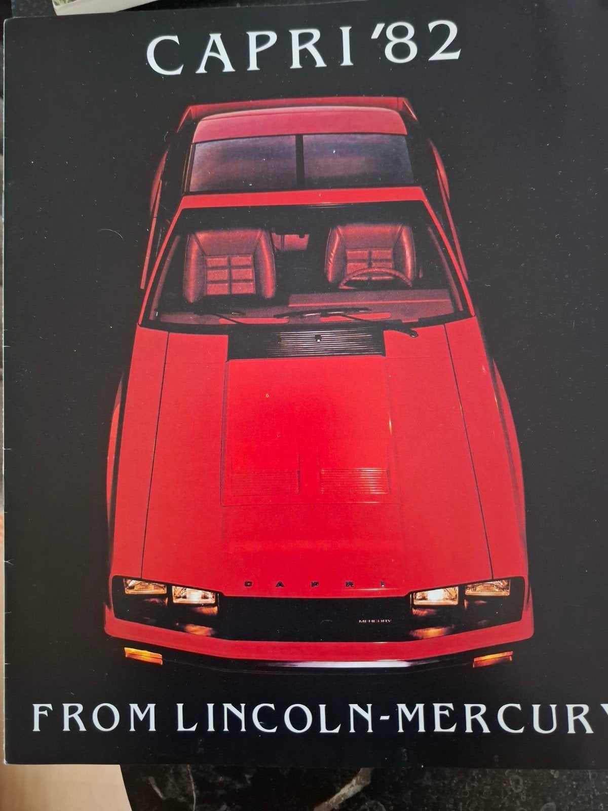 Dealer Brochure Lincoln Capri 1982, Ophalen of Verzenden