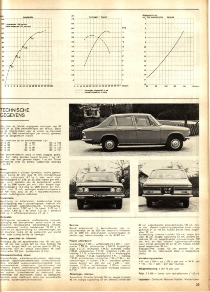 Autovisie test Isuzu 1600 Florian Mei 1970, Ophalen of Verzenden, Gelezen, Overige merken