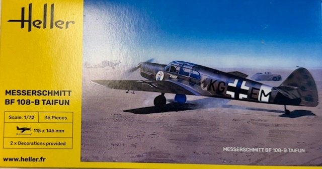Coelianmodels, Heller 80231, Bf 108B Taifun, 1/72, €11,99, Hobby en Vrije tijd, Overige merken, 1:72 tot 1:144, Nieuw, Ophalen of Verzenden