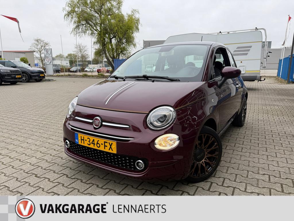 Fiat 500 1.2 Collezione Automaat, Auto's, 12 maanden, Stof, Gebruikt, 4 cilinders