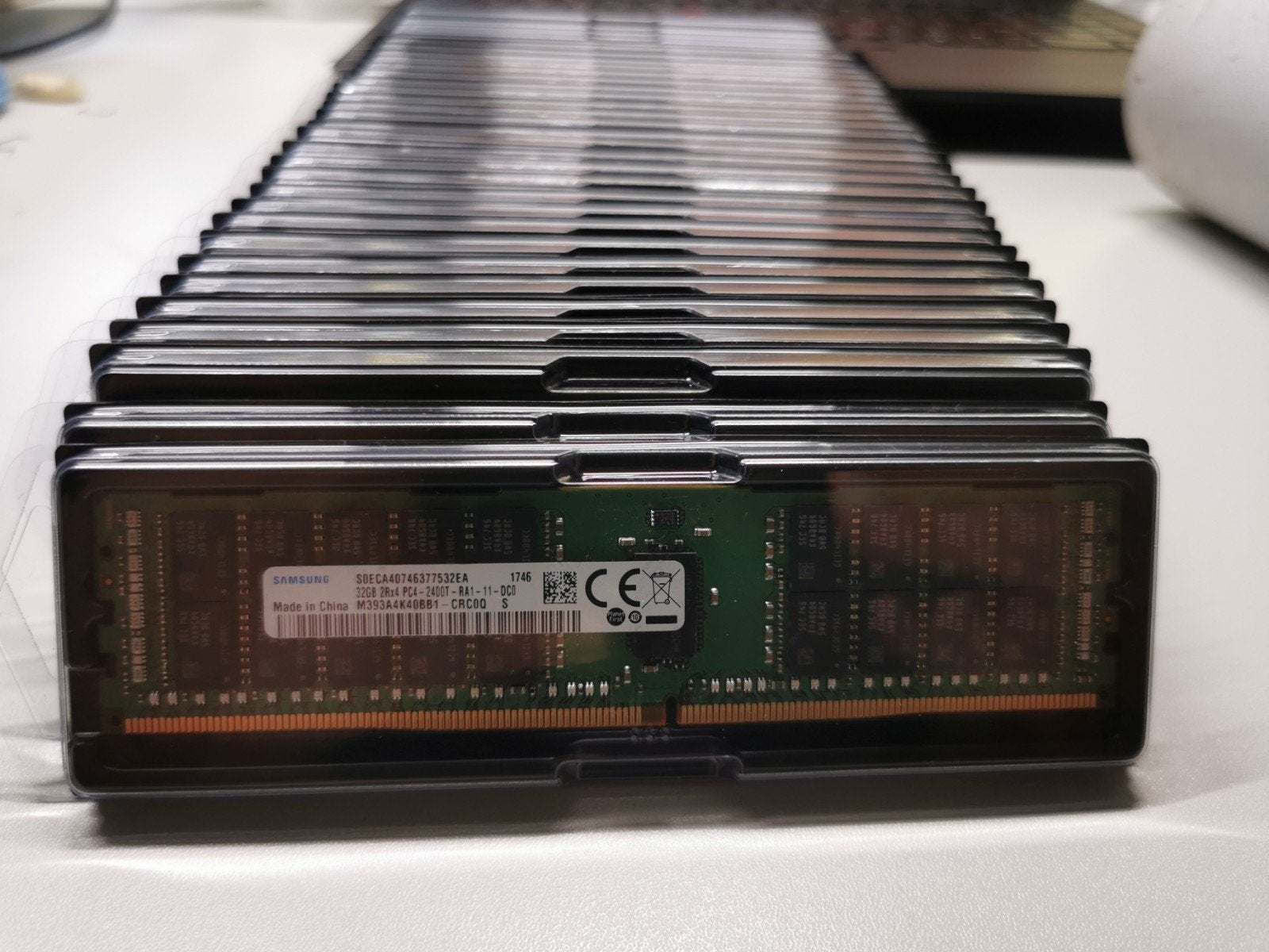 DDR4 dimm 32Gb 2400T Samsung - HPE lebel  Server Ram, Ophalen of Verzenden, Zo goed als nieuw, Overige materialen