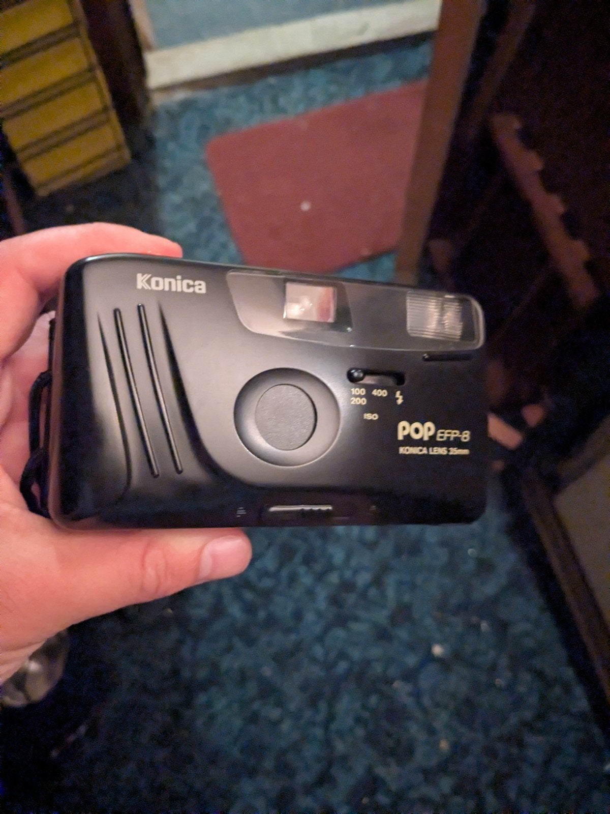Konica POP EFP-8 Compact Camera - Vintage Analoge Camera, Ophalen of Verzenden