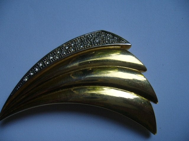 MOOIE LUXE  VINTAGE BROCHE, Verzenden, Overige materialen, Broche