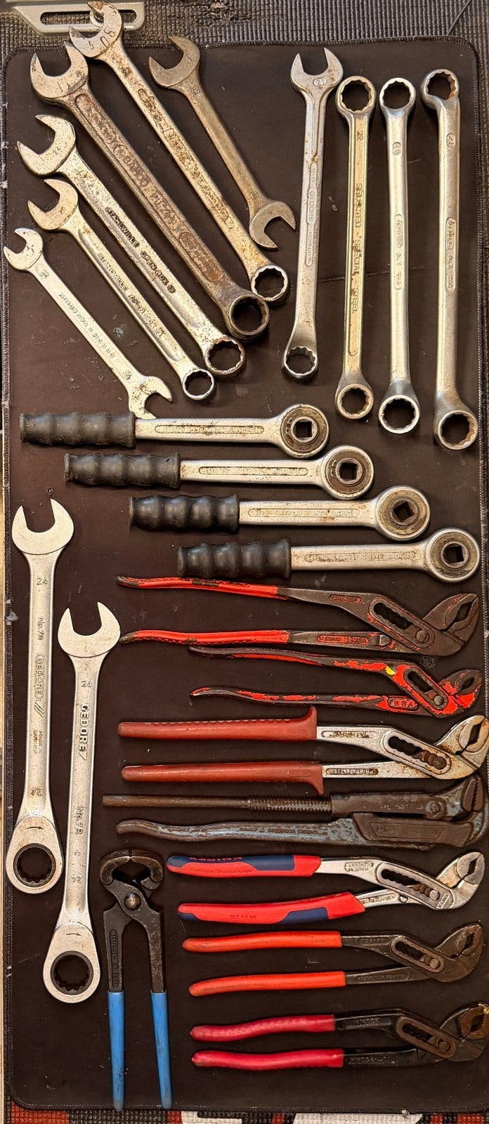 Partij handgereedschap Knipex, Gedore, Padre - Oisterwijk, Ophalen of Verzenden, Gebruikt, Gereedschapsset, Knipex