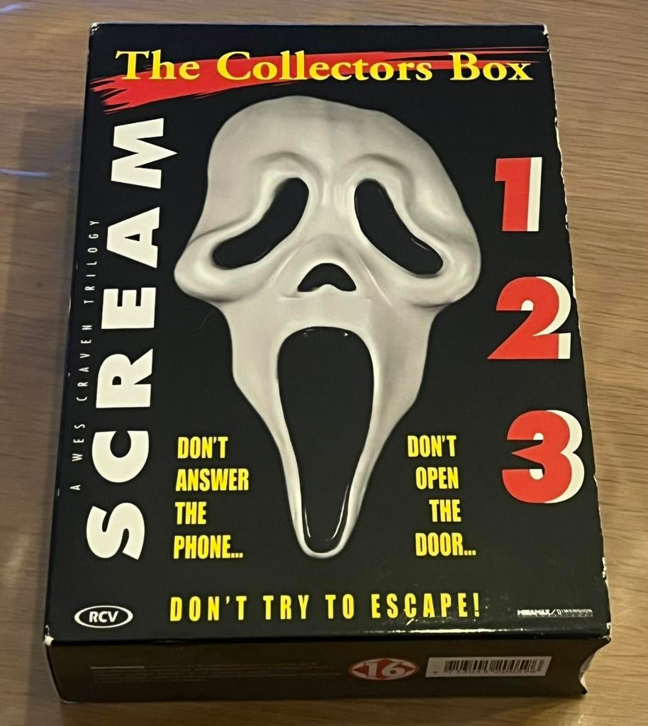 Scream 1, 2 & 3 ( Originele Dvd’s ), Cd's en Dvd's, Dvd's | Horror, Vanaf 16 jaar, Ophalen of Verzenden, Zo goed als nieuw