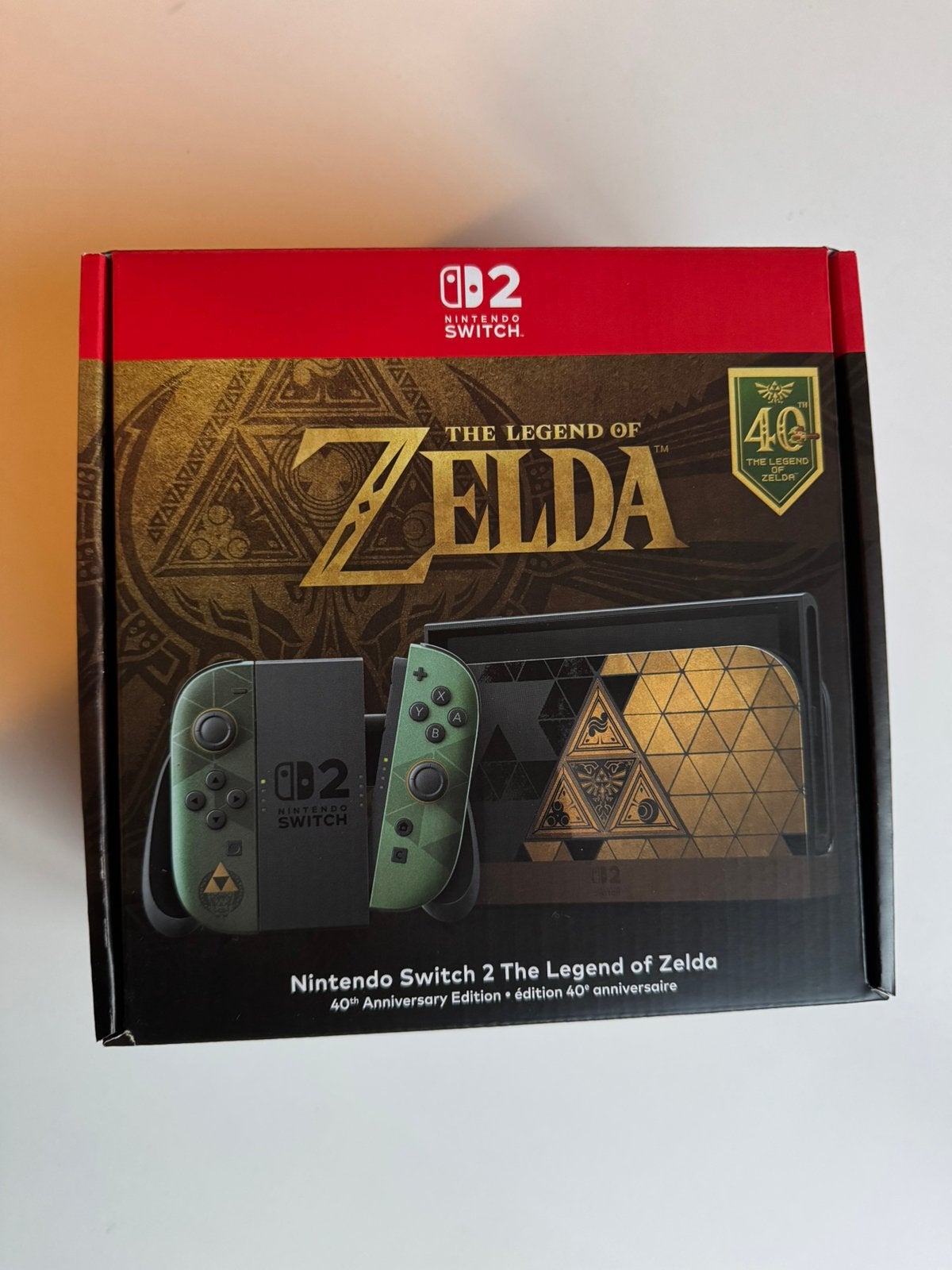Nintendo Switch 2 Zelda 40th anniversary, Spelcomputers en Games, Ophalen of Verzenden, Nieuw, Met 1 controller, Switch Original