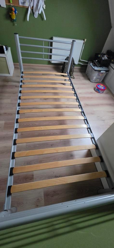 Bed 200x90, Ophalen, Gebruikt, 90 cm, Eenpersoons