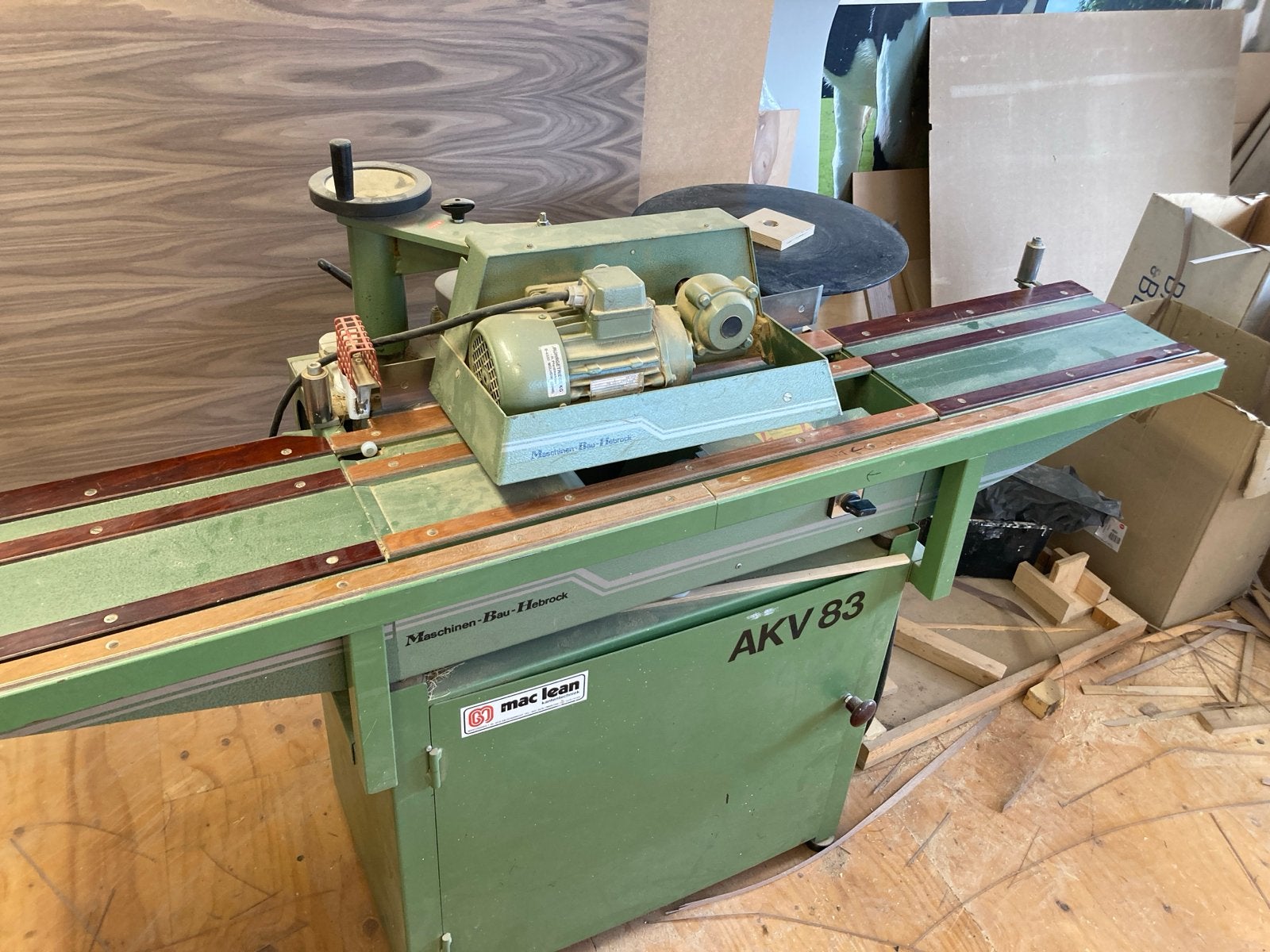 Hebrock AKV kantenaanlijmer - Perfect voor kleine werkplaats, Zakelijke goederen, Machines en Bouw | Houtbewerking, Ophalen