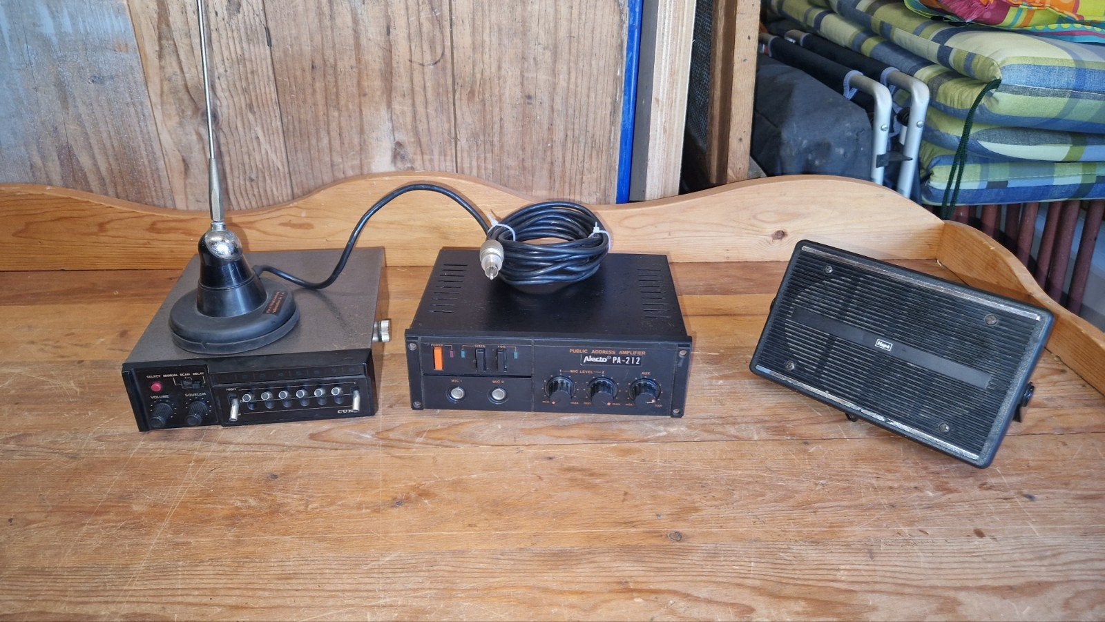 Oude zender ontvanger, versterker plus antenne en speaker, Ophalen of Verzenden