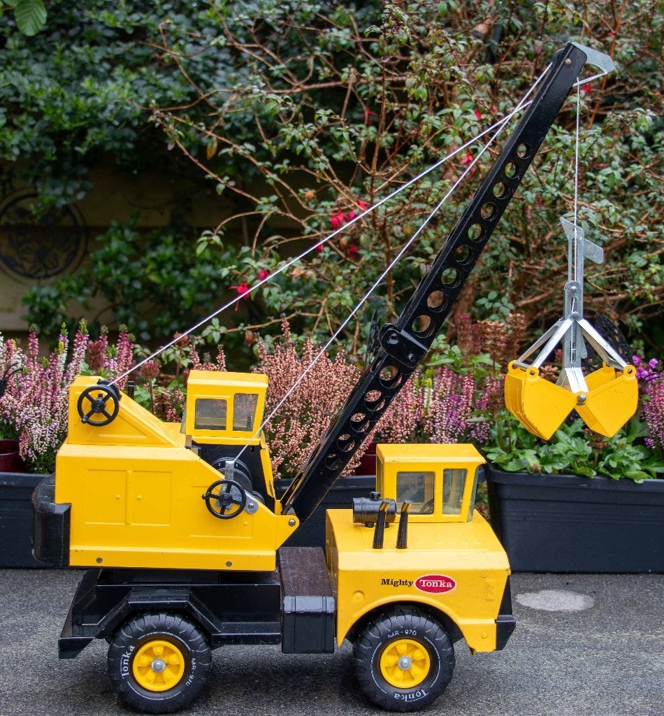 Tonka Mighty Kraanwagen, Ophalen, Gebruikt