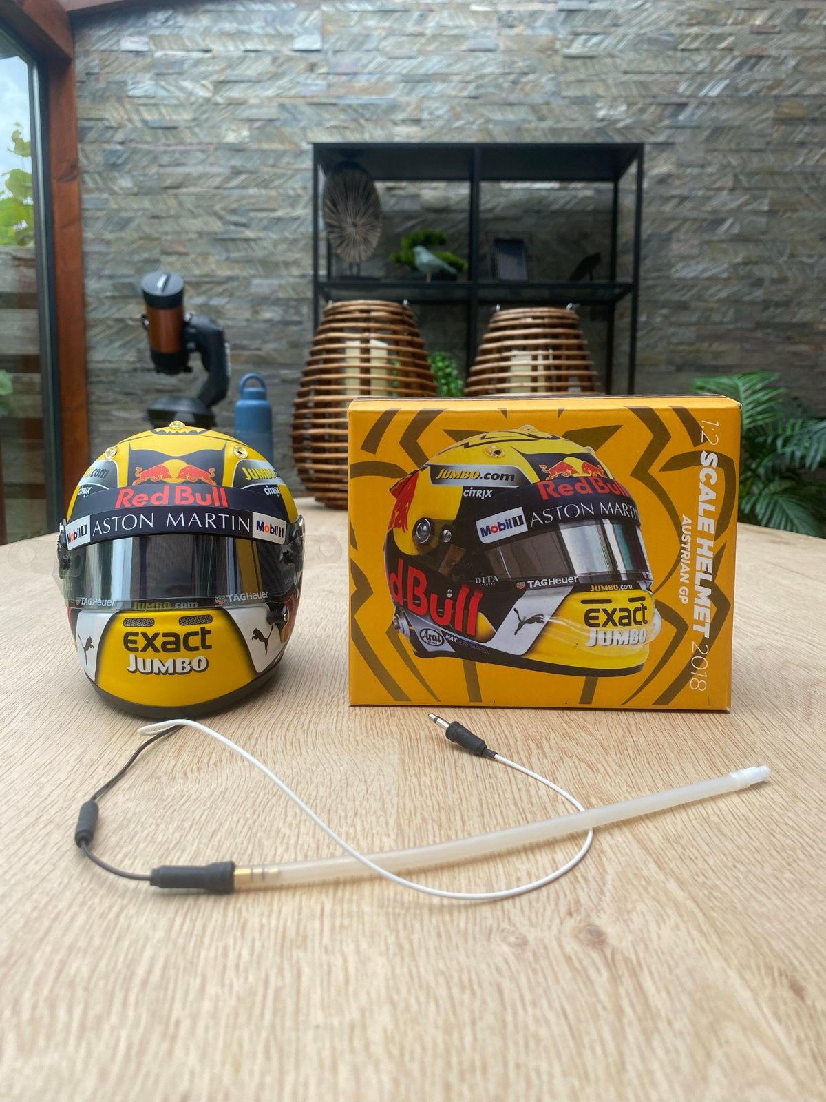 Max Verstappen Helm 2018 Oostenrijk GP - Gelimiteerde Editie, Ophalen of Verzenden, Zo goed als nieuw, Formule 1