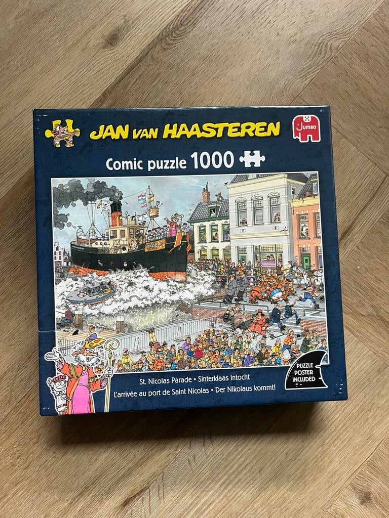 Jan van Haasteren puzzel Sinterklaas Intocht, Hobby en Vrije tijd, Denksport en Puzzels, Ophalen, 500 t/m 1500 stukjes, Zo goed als nieuw