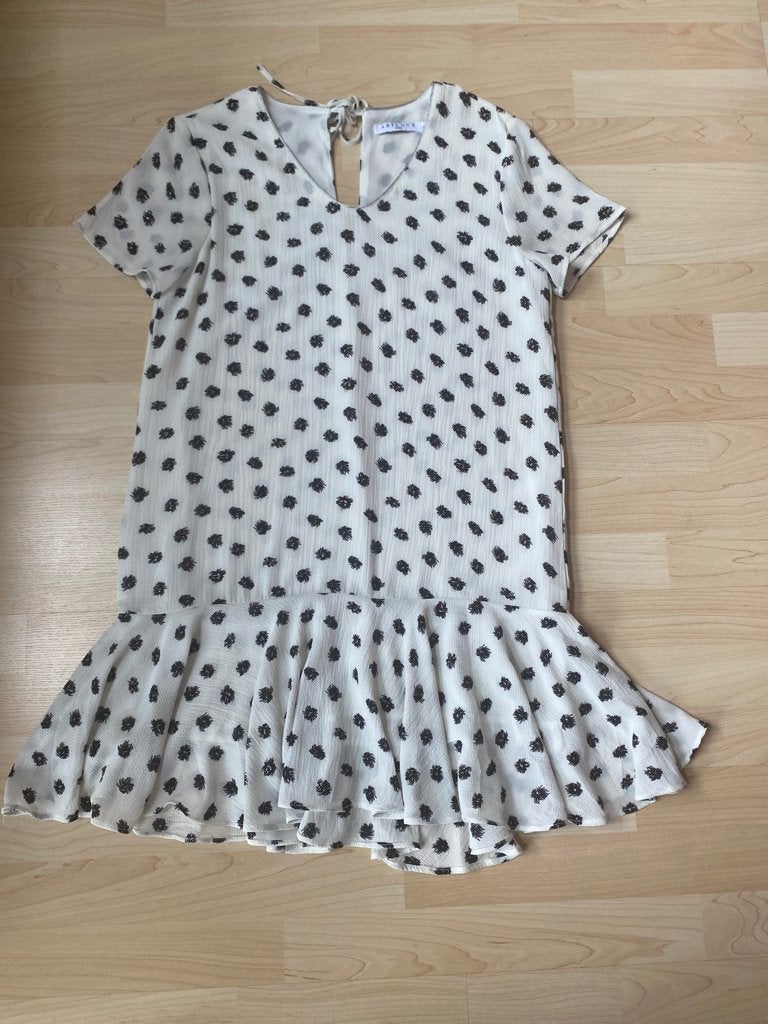 Artlove Paris - Witte jurk met zwart dessin maat S, Kleding | Dames, Wit, Artlove Paris, Nieuw, Ophalen of Verzenden