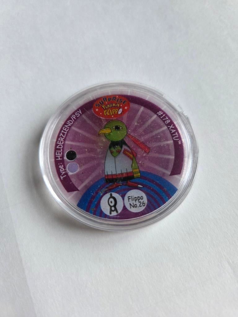 Surprise Pokémon Flippo Xatu #178, Verzamelen, Flippo's, Ophalen of Verzenden, Losse flippo's