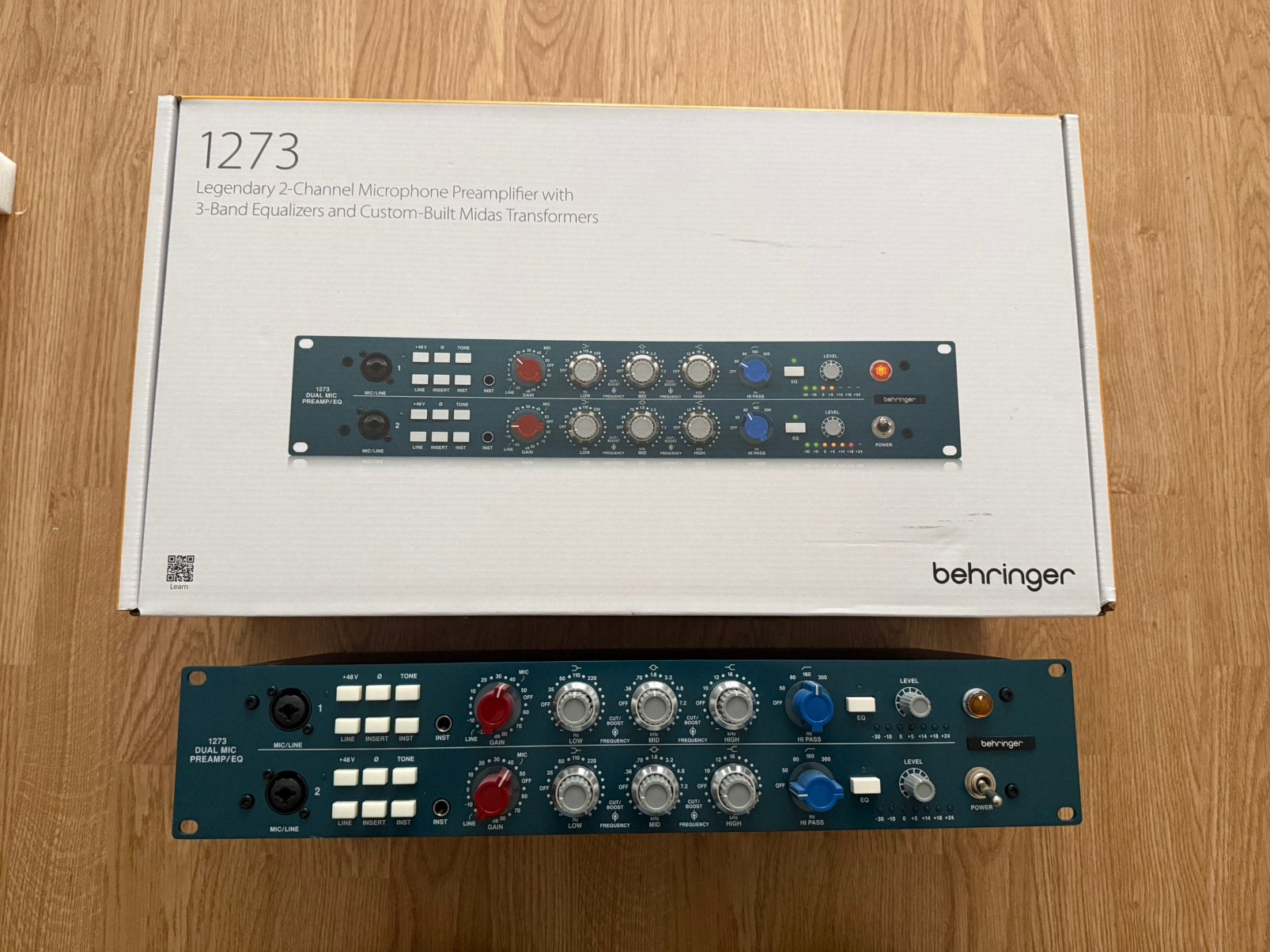 Behringer 1273 – 2-kanaals Mic Preamp / EQ, Ophalen, Zo goed als nieuw, Audio
